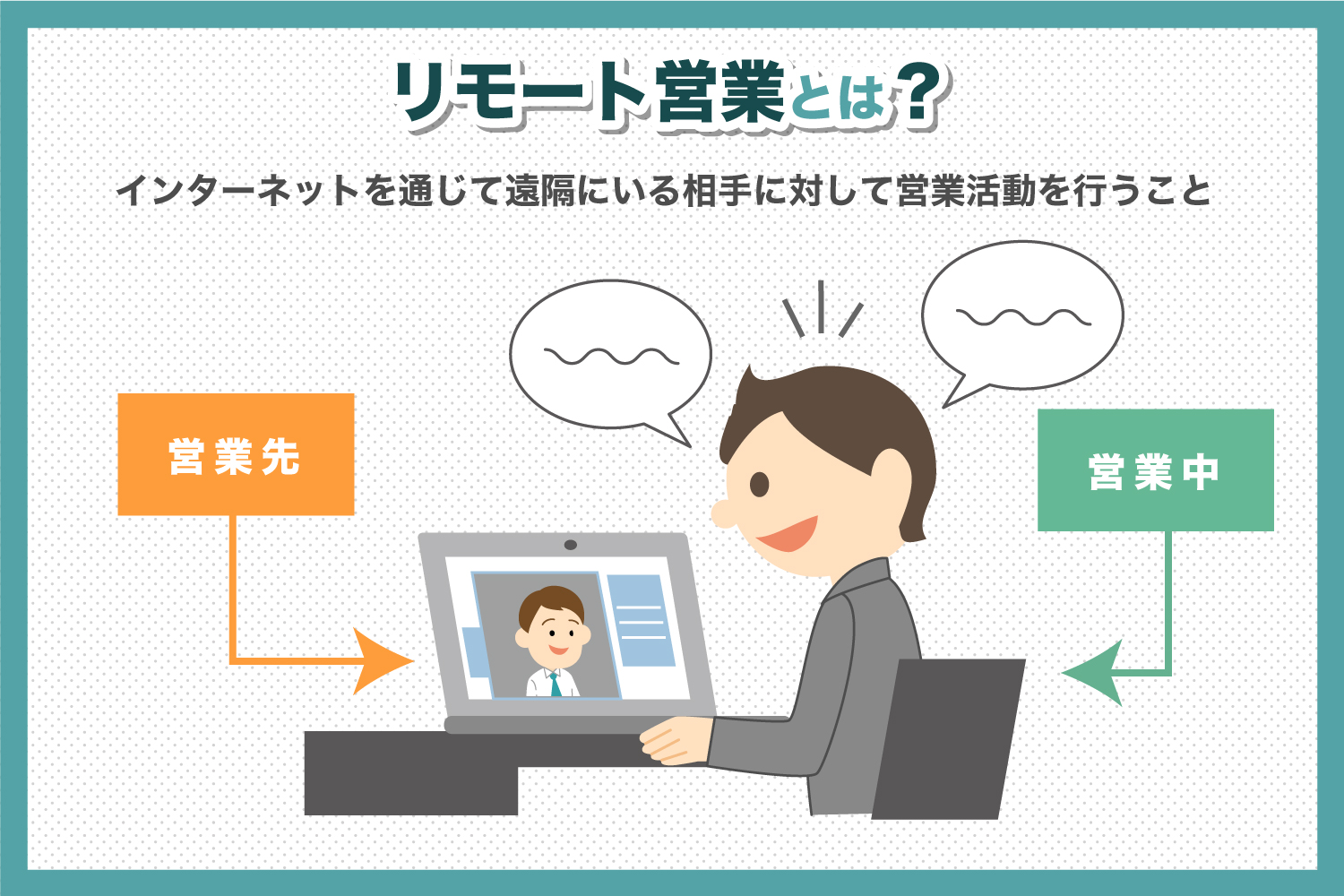 リモート営業とは？リモート営業の概要や事例について説明します！