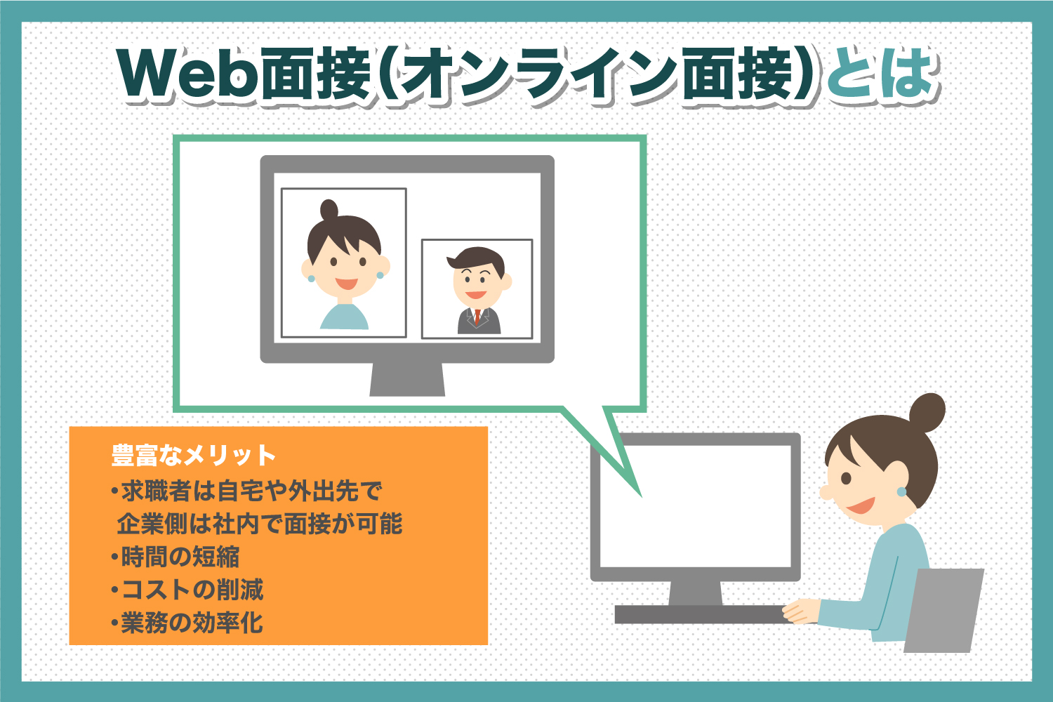 【最新】Web面接システム（オンライン面接）おすすめ10選を徹底解説！比較ポイントも解説